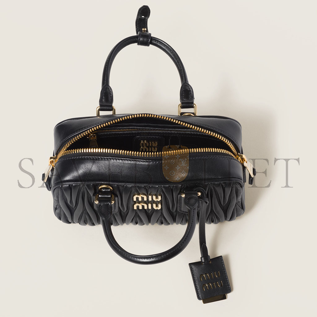 MIU MIU ARCADIE MATELASSÉ NAPPA LEATHER BAG 5BB142 (22*10.5*7.5cm)